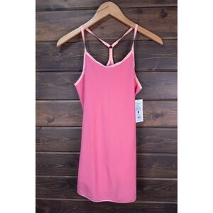 Outdoor Voices Girls Exercise Dress Pink Size Large 10/12 NWT Built In Shorts